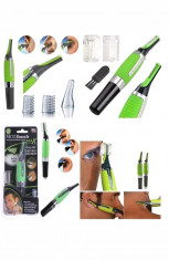 Aparat de tuns MicroTouch Trimmer pentru urechi, nas, sprancene, barba! foto