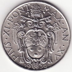 Statul Cetatii Vaticanului - 1 Lira 1936 foto