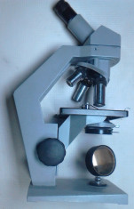 microscop IOR functional cu 3 obiective si 3 oculare condensator optic diafragma foto