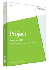 Microsoft Project Standard 2013 - in limba Romana sau Engleza foto
