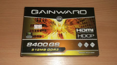 Placa Video Gainward 8400GS DDR3 512 MB 64 bit foto