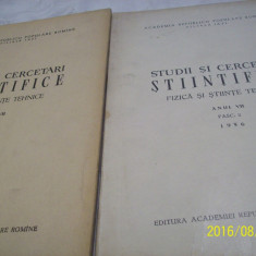 studii si cercetari stiintifice-fiz si st. tehnice- fasc. 1 si 2- 1956