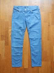 Blugi Armani Jeans Indigo 009 Series; marime 29, vezi dimensiuni; 2% elastan foto