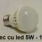 Bec cu Led 5W /12V, E27, Regulator solar, panouri solare, Rulote