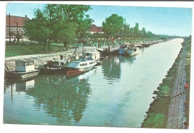 @carte postala(ilustrata) -TIMISOARA- Pe canalul Bega foto