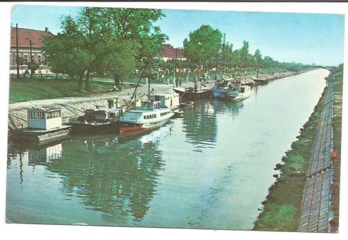 @carte postala(ilustrata) -TIMISOARA- Pe canalul Bega