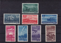 ROMANIA 1948 LP 238 LP 239 MARINA SI AVIATIA SERII MNH foto