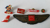 Set 6 insigne aviatie: LTU Airways Junior, Touristik Club, Palma Express Shuttle, Europa