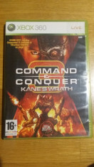 Joc XBOX 360 Command &amp;amp; Conquer Kane&amp;#039;s Wrath original PAL / by WADDER foto
