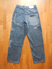 Blugi Hip Hop Karl Kani The Original Brooklyn Jeans 1989 USA ; 30/30; impecabili foto
