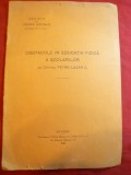 Cap.Petre Lazar -Obstacole in Educatia Fizica a Scolarilor - 1932 Ed.Gobl si fii