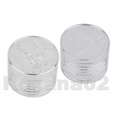 GRINDER Magnetc, Metal. Tabac. TUTUN. Plante. Nou. Model: One Euro sau One Pound foto