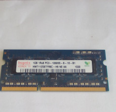 Memorie RAM DDR3 laptop HYNIX 1GB 1Rx8 PC3 10600 la 1330 Mhz foto