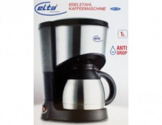 Cafetiera digitala Elta Germany, 1000 W, 1L, Inox, Anti-picurare foto