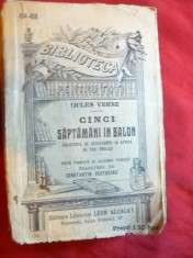 Jules Verne - Cinci Saptamani in Balon -inc.sec.XX BPT 494-498 ,trad.CtinPestrea