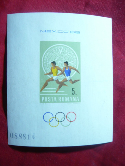 Colita Romania -Olimpiada de la Mexico 1968