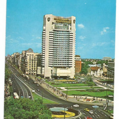 @carte postala(cod 413/76) -BUCURESTI-Hotel Intercontinental