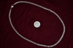 LANT - ARGINT 925 - Barbati - La baza gatului - Masiv - 50 cm - 33 g. ! foto