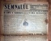 Ziar Vechi Semnalul, 31 August 1945 - Colecție, Ziar Istoric, Al Doilea Război Mondial