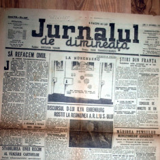 ZIAR VECHI JURNALUL DE DIMINEATA 17 SEPTEMBRIE 1945