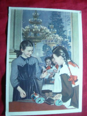 Ilustrata cu Pionieri URSS , cca.1955 foto