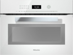 Cuptor combi (electric, microunde) MIELE H 6401 BM BRWS, Electric, 43 l, Clasa A, Alb foto