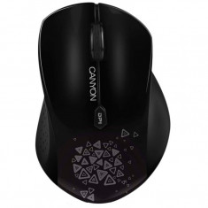 Mouse wireless Canyon CNS-CMSW4B , Fara FIr , Optic , 1280 DPI , Negru foto