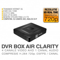 DVR AHD, ICS-BLACK BOX AIR CLARITY, 4 Canale Video, 1 Canal Audio, Rezolutie HD 720p, Vizualizare pe Internet foto