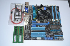 KIT LGA 1155 Asus P8H77-V+Intel quad core i7 3770 3.4 GHZ/3.9+Ram 8GB DDR3 foto