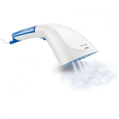 Aparat de calcat vertical cu abur Philips Steam&amp;amp;Go GC310/55, 1000 W, 0.06 l, Alb/Albastru foto