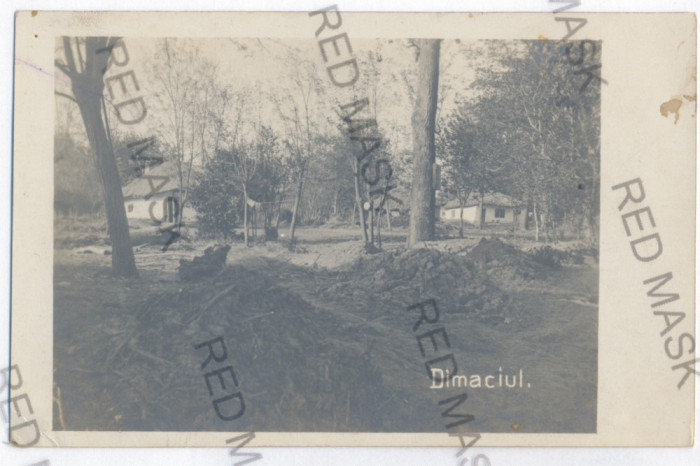 2189 - Vrancea, DIMACIUL - old postcard, real PHOTO - unused