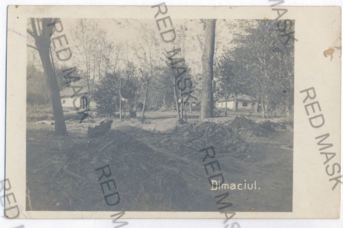 2189 - Vrancea, DIMACIUL - old postcard, real PHOTO - unused