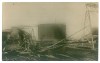 1182 - CONSTANTA, Rezervoare bombardate - old postcard, real PHOTO - used - 1917, Circulata, Fotografie