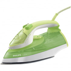 Fier de calcat Philips EcoCare GC3721/32, 2400 W, Talpa SteamGlide, 0.3 l, Alb/Verde foto