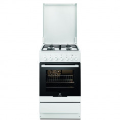 Aragaz Electrolux EKK52550OW, Mixt, 4 Arzatoare, Clasa A, 50 cm, Alb foto