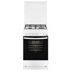 Aragaz Zanussi ZCG210S1WA, Gaz, 4 Arzatoare, 50 cm, Alb foto