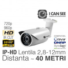 ICSMV-IP1000, Rezolutie HD 720p, Lentila Varifocala 2,8-12mm, IR CUT, Night Vision 40m, ONVIF foto