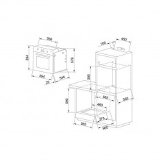 Cuptor incorporabil Franke DEO 62 BK CHK XS 116.0184.295, Electric, 66 l, Clasa A, Negru foto