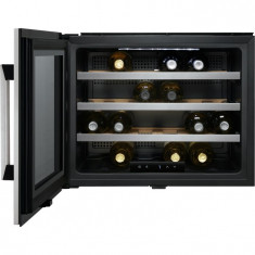 Vitrina de vinuri incorporabila Electrolux ERW0670A, 24 sticle, Clasa A+, H 45 cm, Inox antiamprenta foto