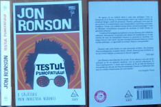 Jon Ronson , testul psihopatului ; O calatorie prin lumea nebuniei , 2014 foto