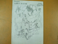 Vasile Kazar gravura desen catalog expozitie 1993 Bucuresti muzeul de arta foto