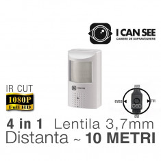 ICSPIR-UHD2400S, Camera Mini Ascunsa in Senzor PIR, Senzor SONY, Full HD foto