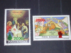 Romania 1998-LP 1473-Craciun 1992(bradut),1994(mos cra),supratipar,nestampilate. foto