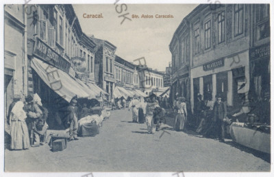 2116 - CARACAL, Olt, Market - old postcard - unused foto