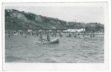2227 - CONSTANTA, beach - old postcard, real PHOTO - unused