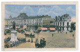2841 - PLOIESTI, Market - old postcard, CENSOR - used - 1917, Circulata, Printata