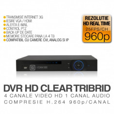 CVR, ICS-HD CLEAR TRIBRID, 4 Canale Video Full HD, Vizualizare pe Internet foto