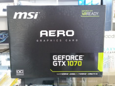 Placa Video MSI GeForce GTX 1070 Aero OC 8GB DDR5 256-bit foto