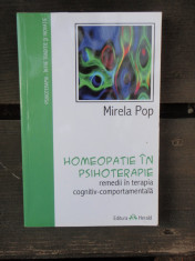 HOMEOPATIE IN PSIHOTERAPIE - MIRELA POP foto