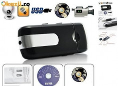 USB STICK Spion Spy CR-U8 Mini U8 Senzor Miscare Reportofon VIBRATII Video HD foto